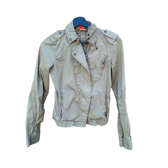 Divided by H&M light military green size 4 women's jacket - Picture 1 of 4